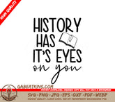 History Eyes On You SVG SVG