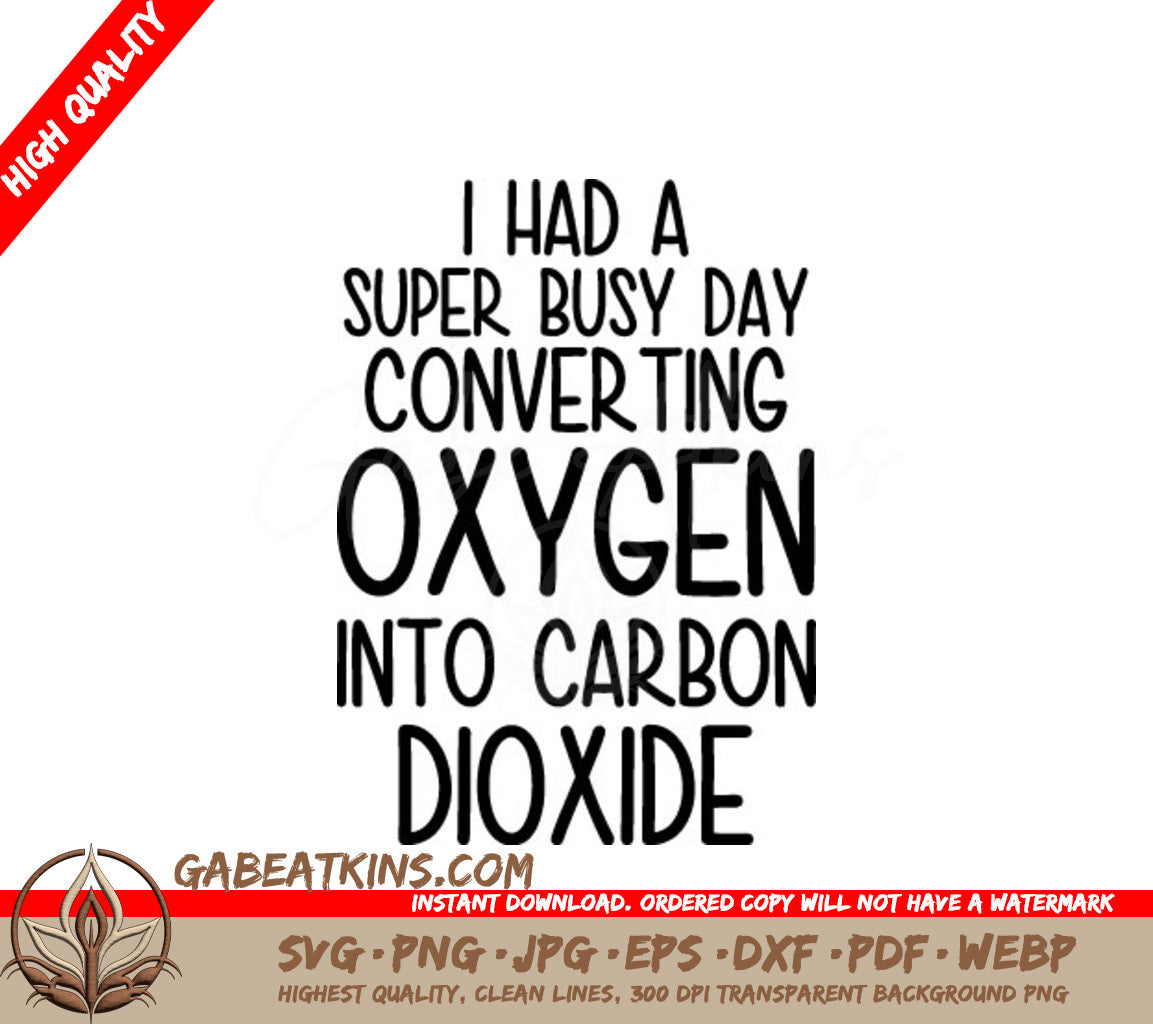 Busy Day Converting Oxygen SVG SVG