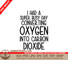 Busy Day Converting Oxygen SVG SVG