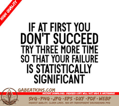 Science Statistically Significant SVG SVG