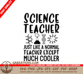 Science Teacher Cool SVG SVG