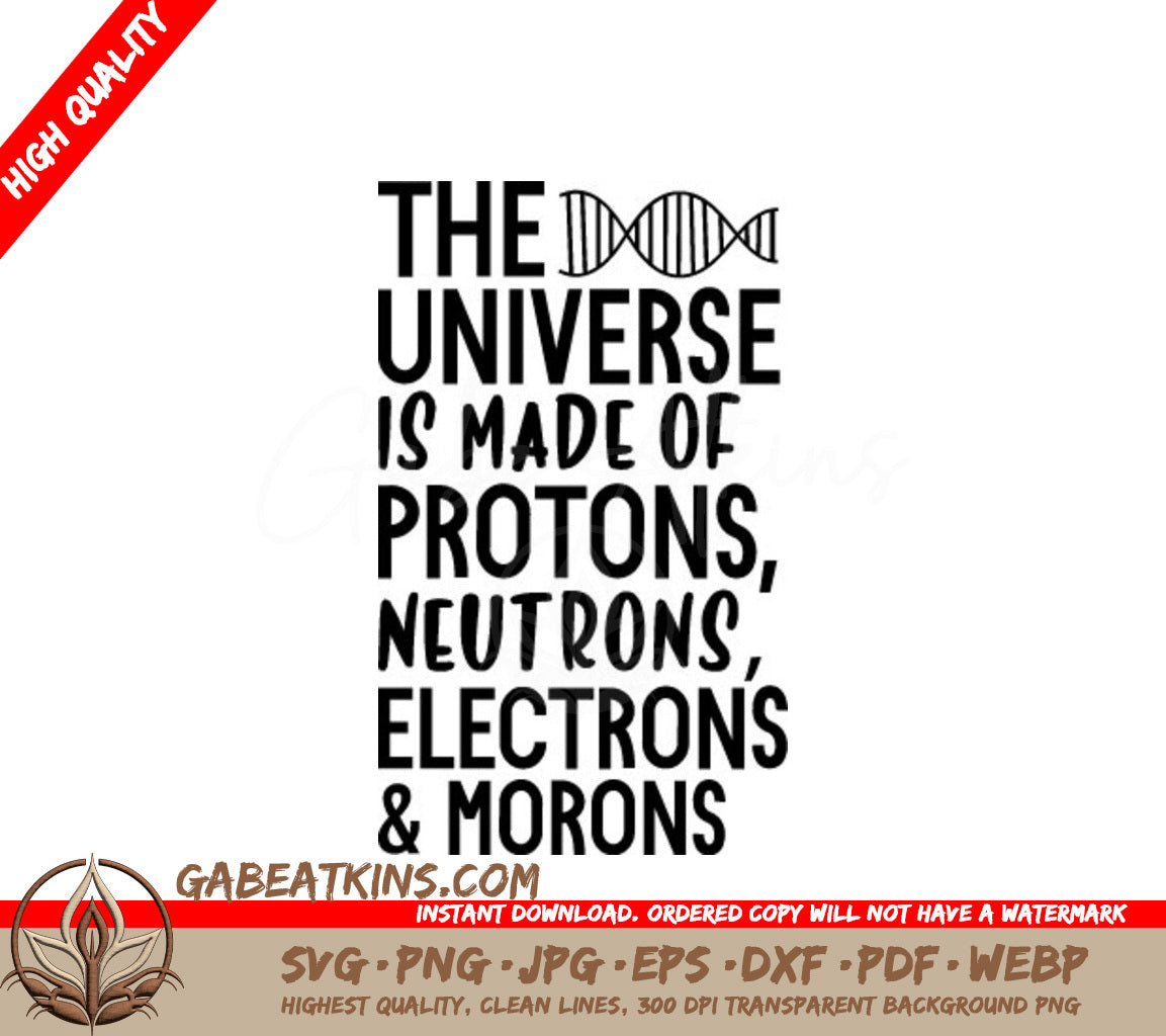 Universe Protons Neutrons Electrons SVG SVG