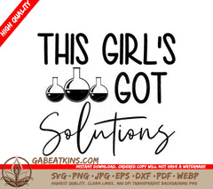 This Girls Got Solutions SVG SVG