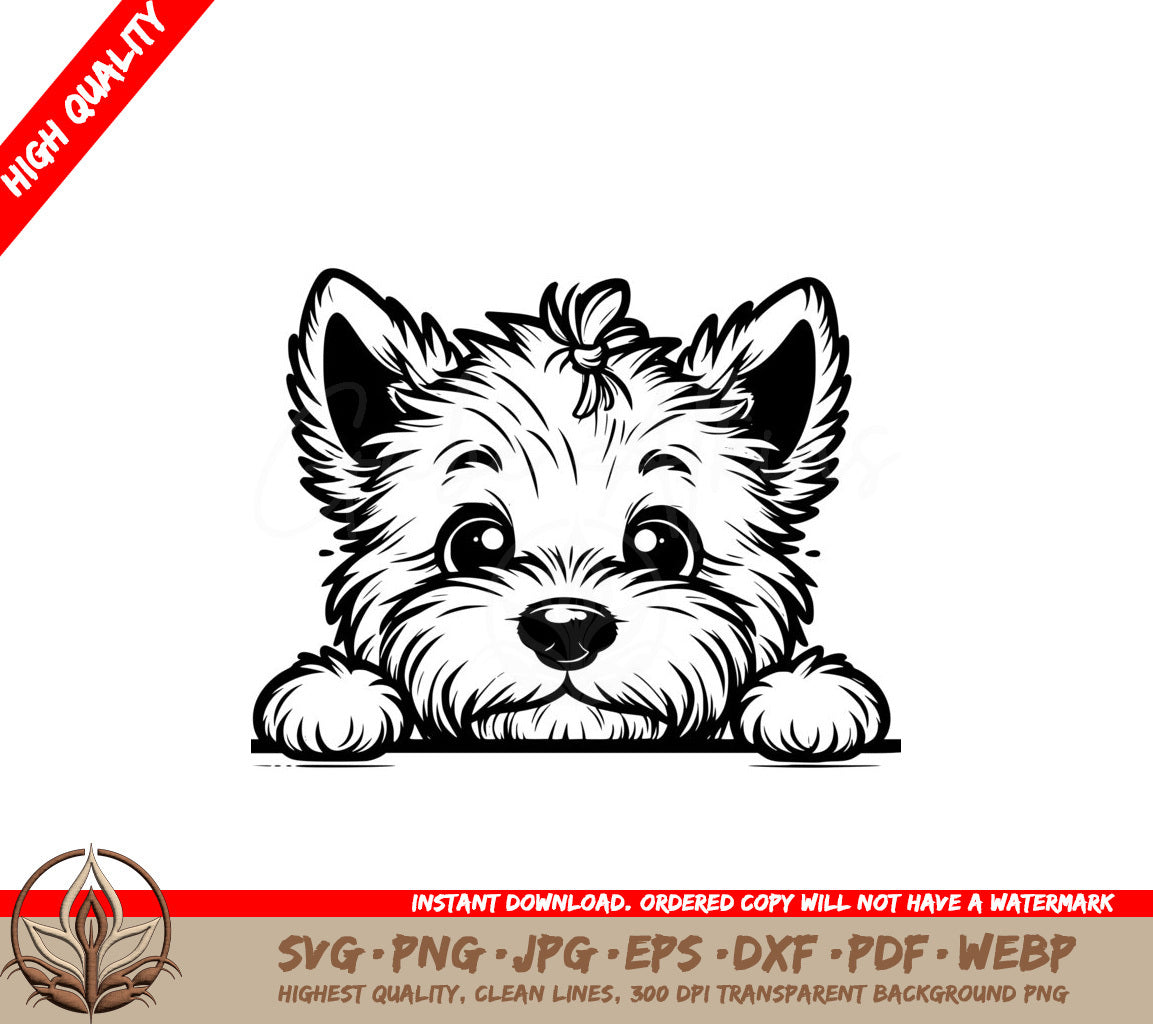 Scottish Terrier Fluff SVG