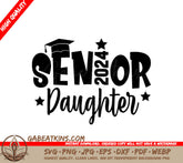 Senior Daughter Graduation Cap SVG SVG