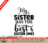 Best Sister SVG Quote SVG