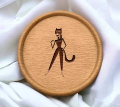 Retro Cat Skeleton Halloween SVG - Mask Costume SVG