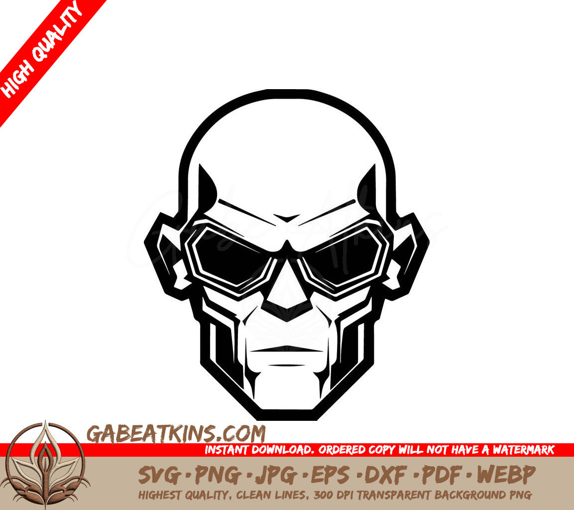 Skull Sunglasses SVG - High Quality Vector Illustration SVG