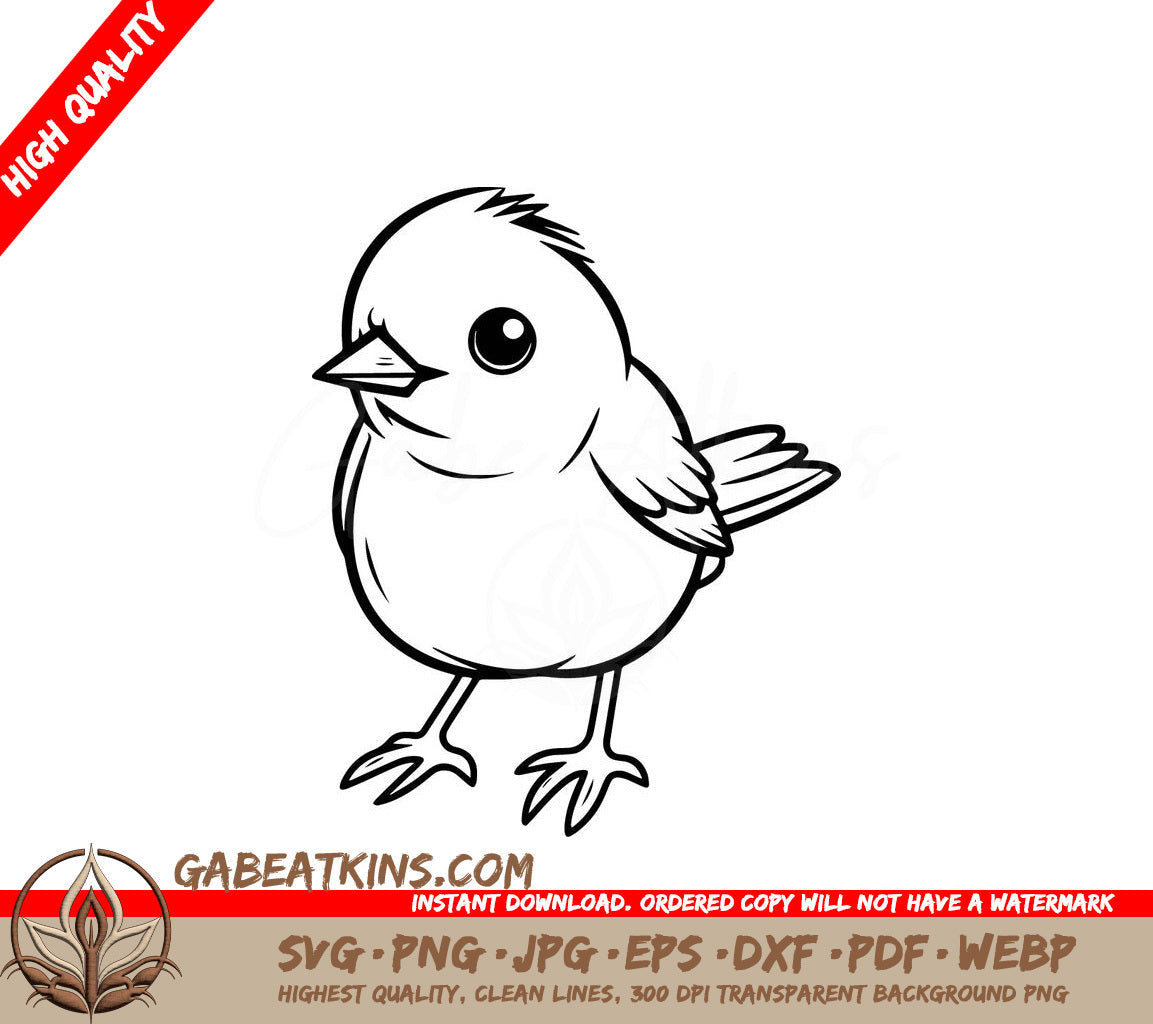 A Small Bird SVG - Small Bird SVG