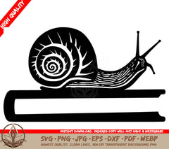 Snail with Book Digital Design File for Cutting, Printing, and More (SVG, PNG, JPG, AI, PDF, DXF, EPS, WebP)