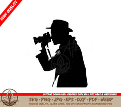 Snapshot Taker Digital Design File (SVG, PNG, JPG, AI, PDF, DXF, EPS, WebP)