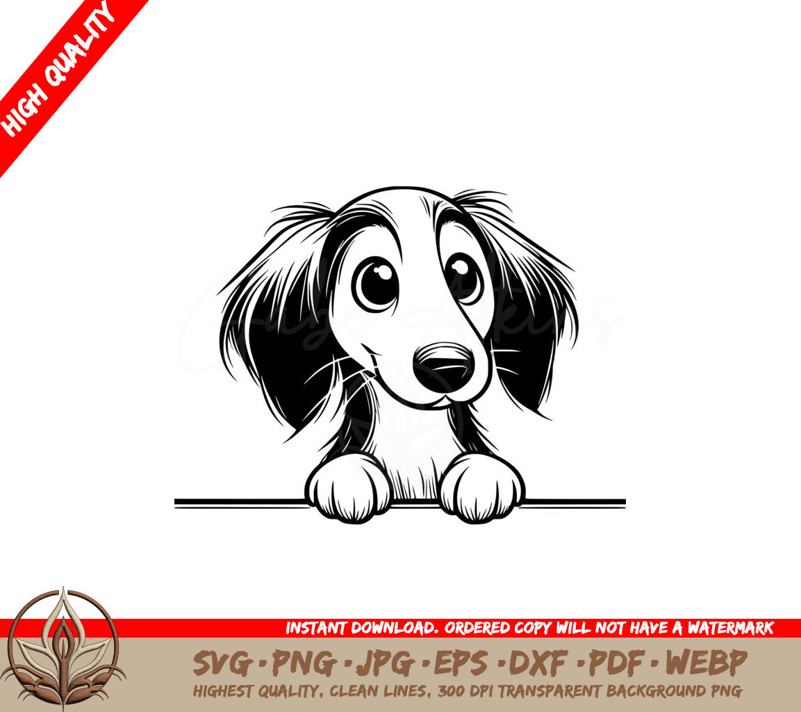 Sneaky Peek Saluki SVG