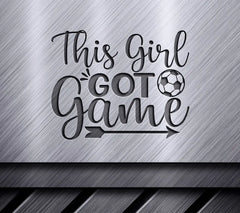 Soccer Girl SVG SVG