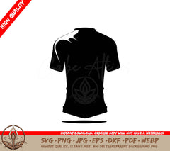 Soccer Jersey Digital Design File (SVG, PNG, JPG, AI, PDF, DXF, EPS, WebP)