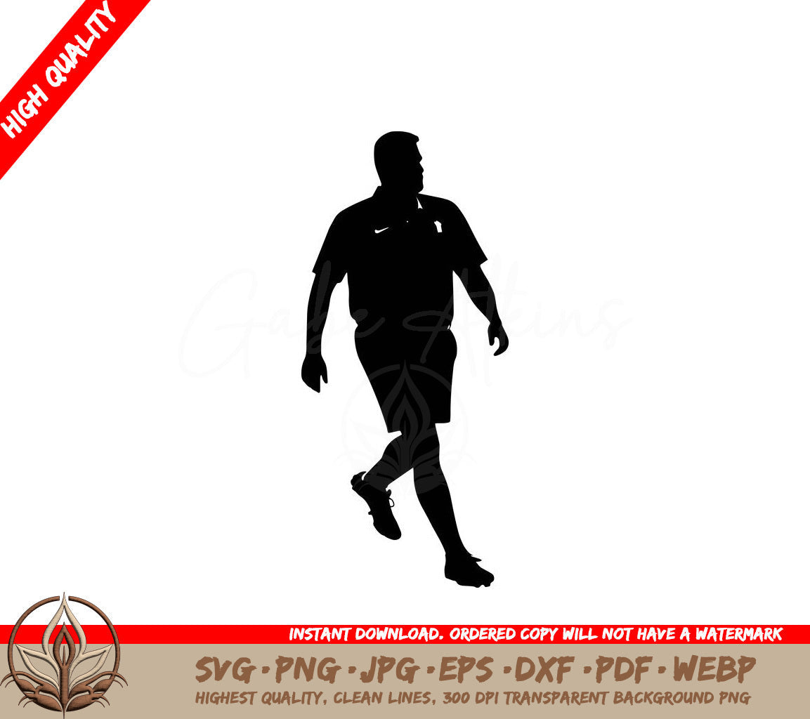 Soccer Referee Digital Design File in Multiple Formats