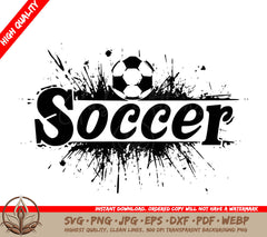 Soccer Star Celebration - Digital Design in Multiple File Formats