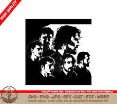 Soccer Team Digital Design Files (SVG, PNG, JPG, AI, PDF, DXF, EPS, WebP)