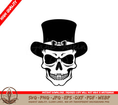 Sophisticated Skull: Multi-Format Digital Design File