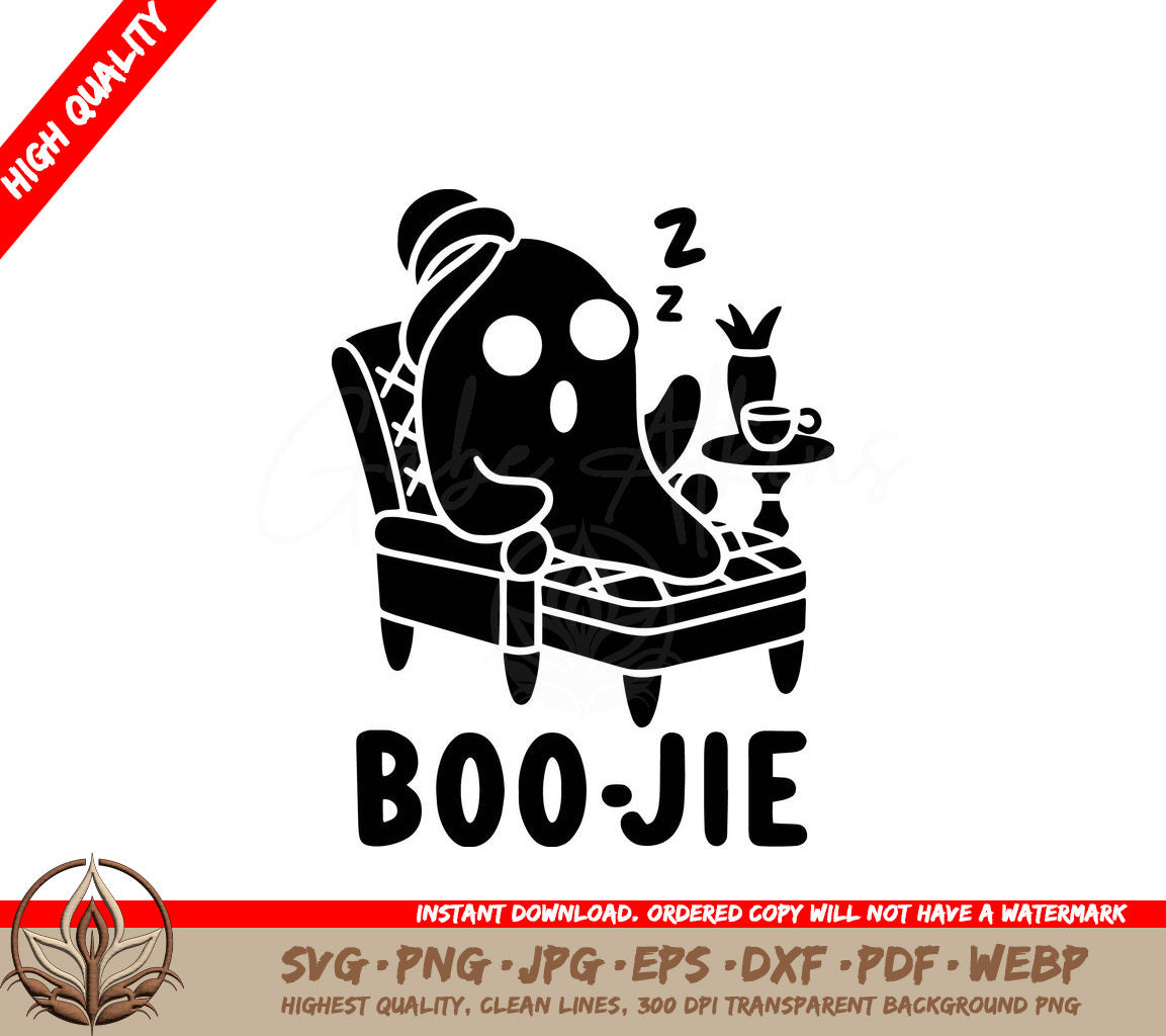 Spa Day Ghost Digital Design File (SVG, PNG, JPG, AI, PDF, DXF, EPS, WebP)