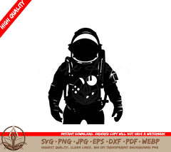 Space Suit Digital Design File (SVG, PNG, JPG, AI, PDF, DXF, EPS, WebP)