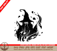 Spellbinding Sorcerer Digital Design in Multiple File Formats
