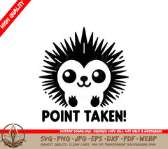 Spiky Hedgehog Digital Design File (SVG, PNG, JPG, AI, PDF, DXF, EPS, WebP)