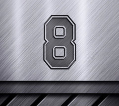 Sports Jersey Number 8 SVG SVG