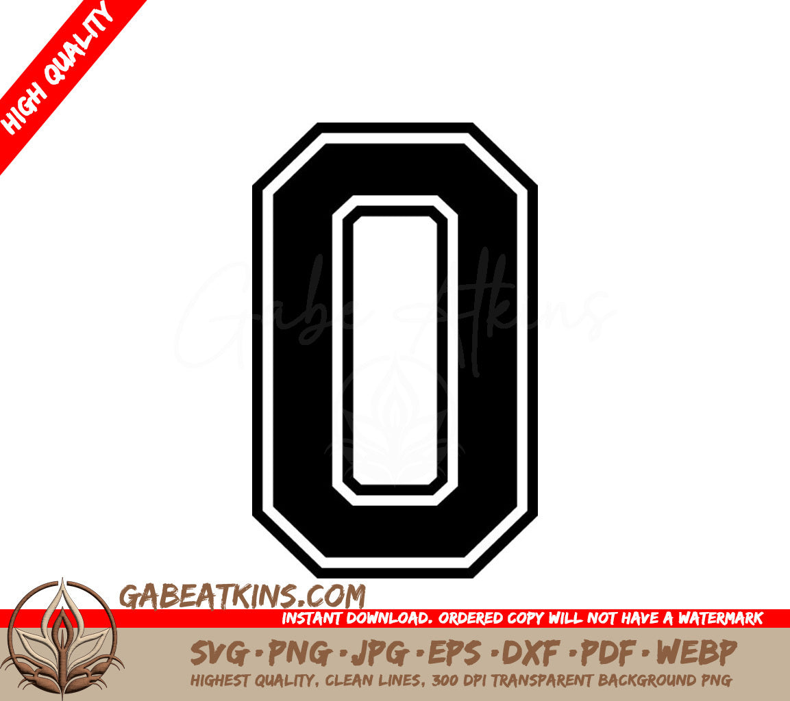 Number 0 SVG SVG
