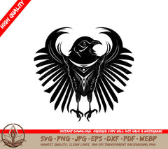 Spread Wings Bird Digital Design in Multiple File Formats (SVG, PNG, JPG, AI, PDF, DXF, EPS, WebP)
