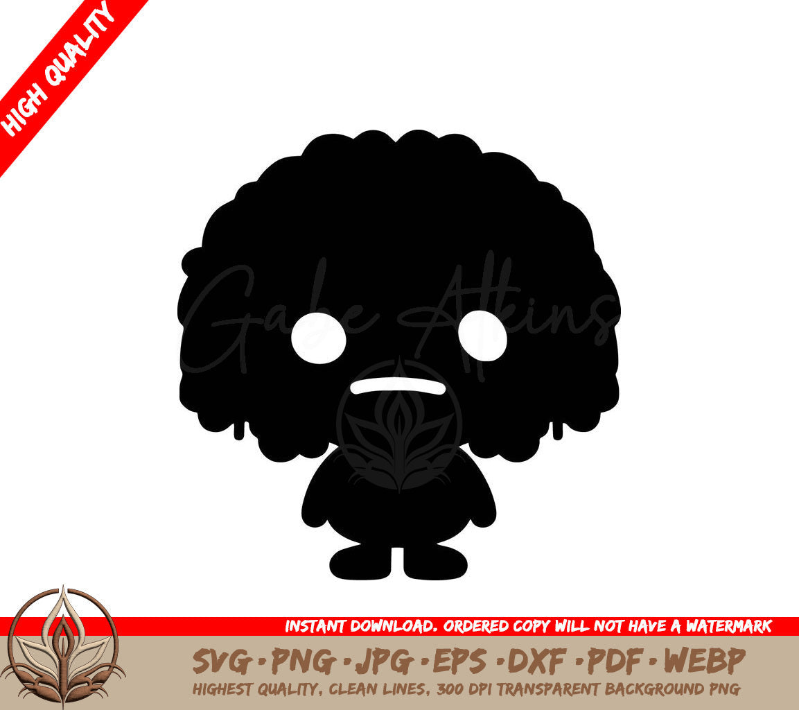 Squishy Cute Monster - Digital Design in Multiple File Formats