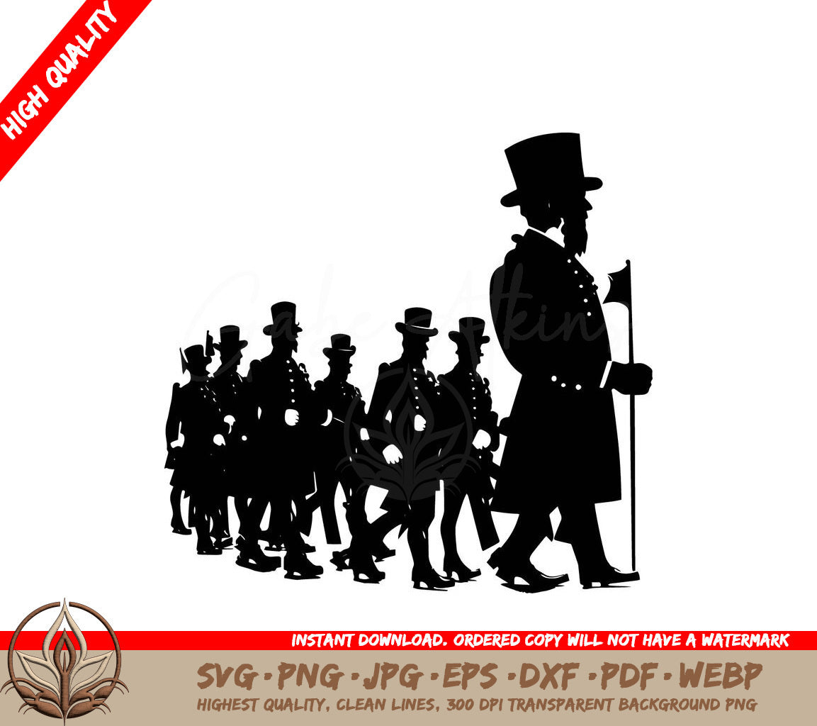 St. Patrick's Day Parade Digital Design File (SVG, PNG, JPG, AI, PDF, DXF, EPS, WebP)
