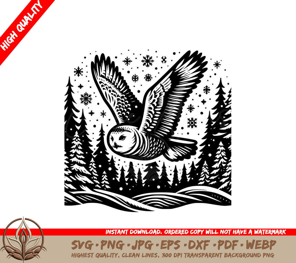 Starry Owl Adventure SVG