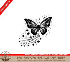 Starry Winged Adventure SVG