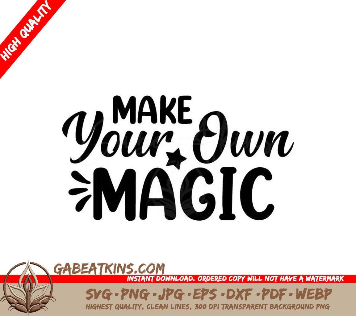 Strong Woman SVG Bundle Make Your Own Magic - Design SVG