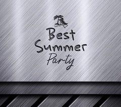 Blue & Orange Summer Party SVG SVG