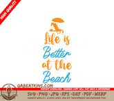 Beach Life SVG Design SVG