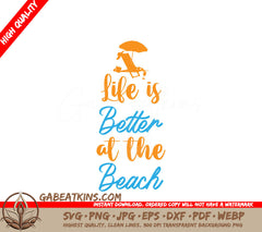 Beach Life SVG Design SVG