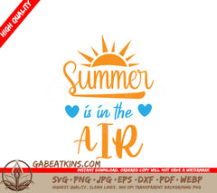 Summer in the Air SVG Sign SVG