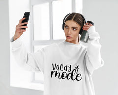 Vacay Mode Palm Tree SVG - Summer Vacation Design SVG