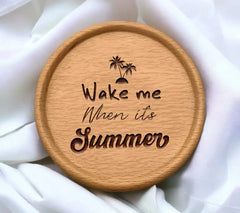 Wake Me When Its Summer SVG SVG