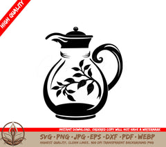 Summer Pitcher Digital Design File (SVG, PNG, JPG, AI, PDF, DXF, EPS, WebP)