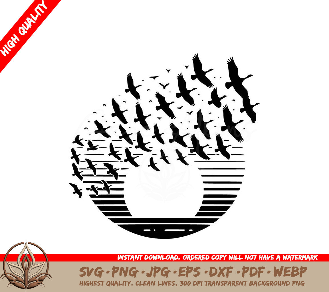 Sundown Migration Digital Design File in Multiple Formats