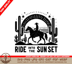 Sunet Adventure: Digital Design Cut File (SVG, PNG, JPG, AI, PDF, DXF, EPS, WebP)