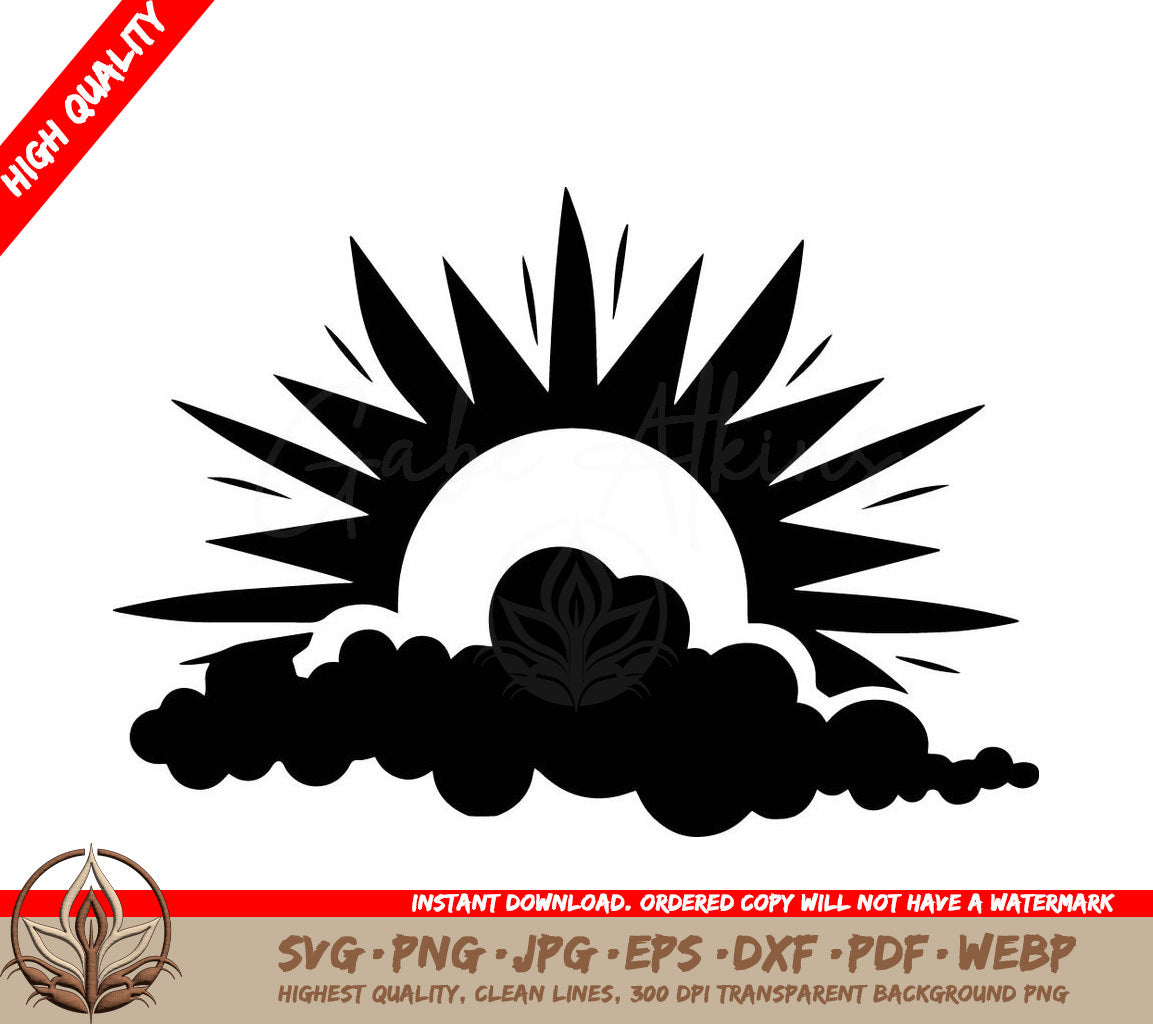 Sunlit Cloudscape: Digital Design in Multiple File Formats