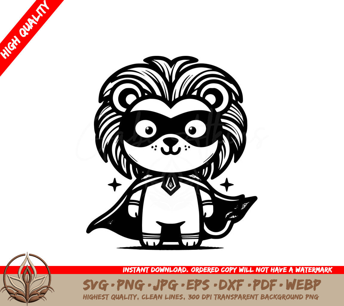 Superlion Digital Design File (SVG, PNG, JPG, AI, PDF, DXF, EPS, WebP)