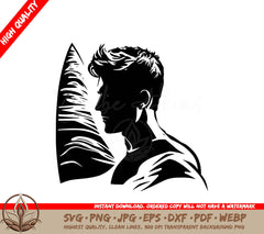 Surfer Boy - Digital Design in Multiple File Formats