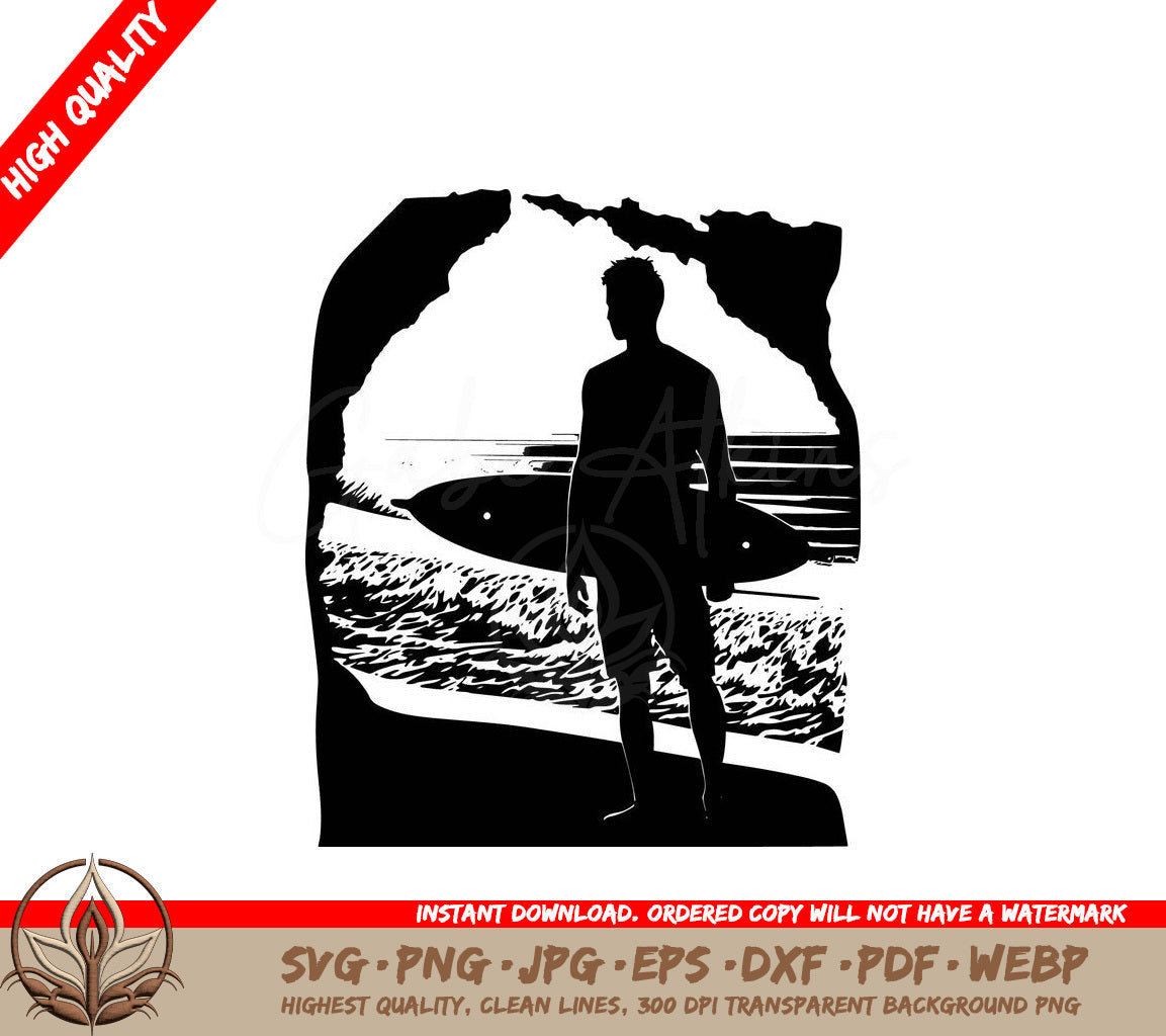 Surfer Looking at Ocean: Digital Design in Multiple File Formats