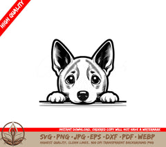 Sweet Basenji Puppy SVG