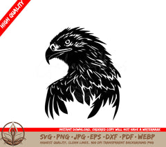 Swift Eagle Digital Design File (SVG, PNG, JPG, AI, PDF, DXF, EPS, WebP)
