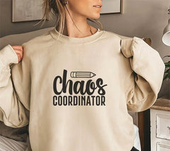 Chaos Coordinator Design SVG with Pencil - Teacher Edition SVG
